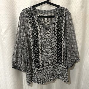 Sheer Old Navy blouse